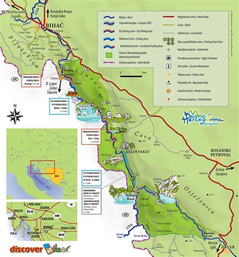nacionalni park una karta